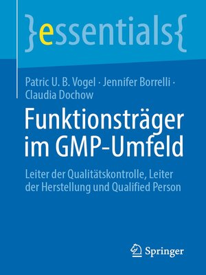 cover image of Funktionsträger im GMP-Umfeld